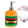 Cute Hamburger Shaped Press Soap Dispenser Hamburger Dishwashing Liquid Holder Kitchen Decorative Countertop Soap Dispenser