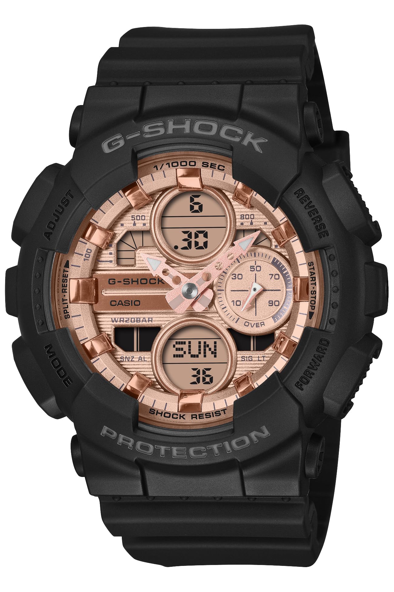 Casio Watch Made with Environmentally Friendly Materials G-Shock GMA-S140PG-1AJF Women s Black,