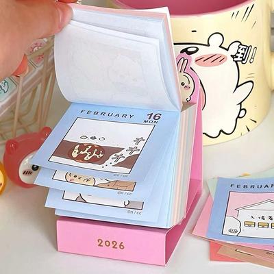 2026 Cute Mini Simple Desk Calendar Creative Calendar For Desktop Decoration Office Stationery