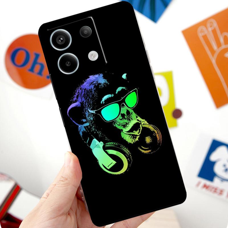 Cartoon Monkey Funda For Xiaomi Redmi Note 13 Pro 10 11 12 14 Pro 11S 12S Case For Redmi 15 12C 13C 14C 10C