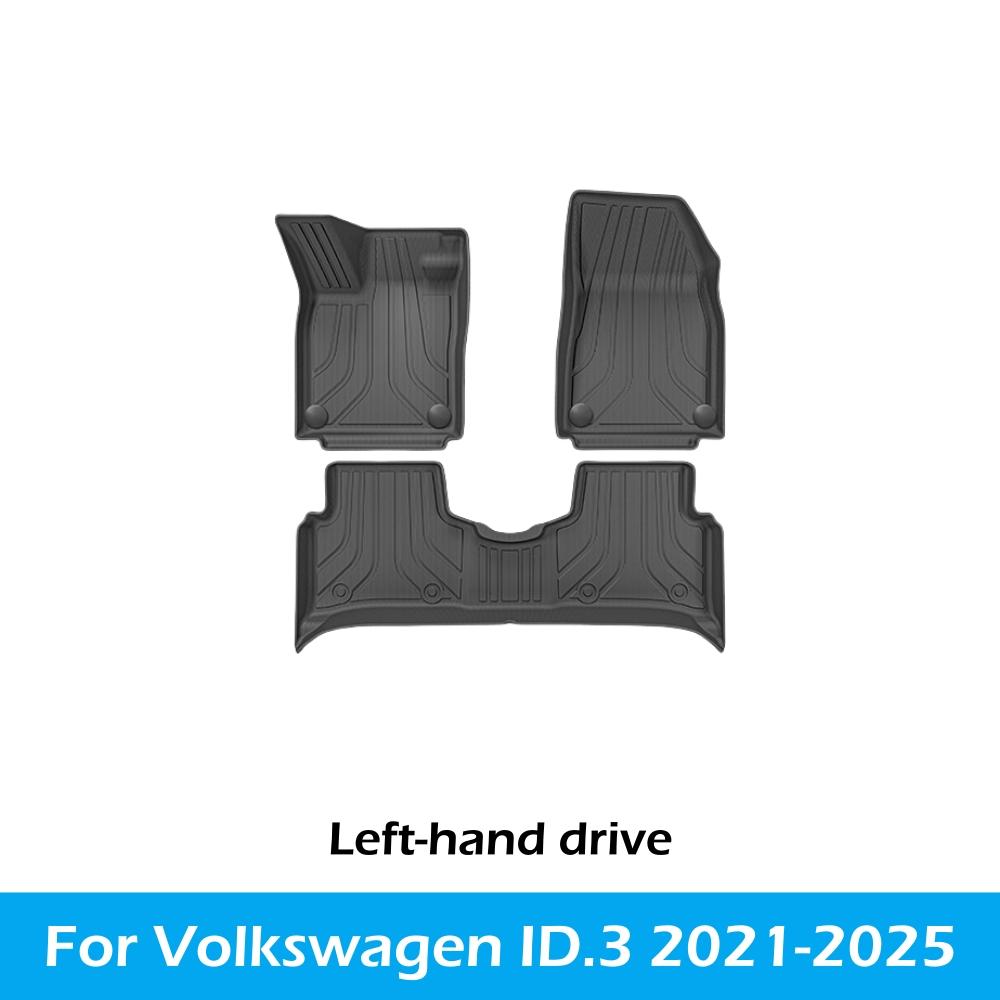 For Volkswagen ID.3 2025-2025 All Weather Floor Mats Custom Fit Floor Liner Floor Carpets Trunk Mat Set