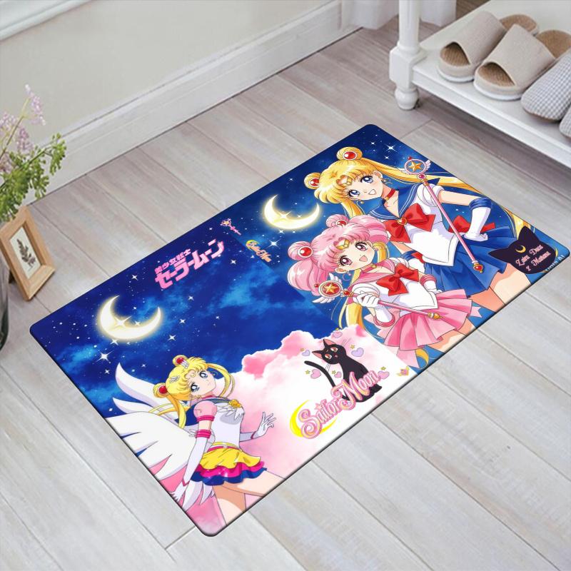 Saylor-moon Anime Carpet Rug for Living Room Bedroom Home Sofa Decoration,Kids play Non-slip Floor Mat