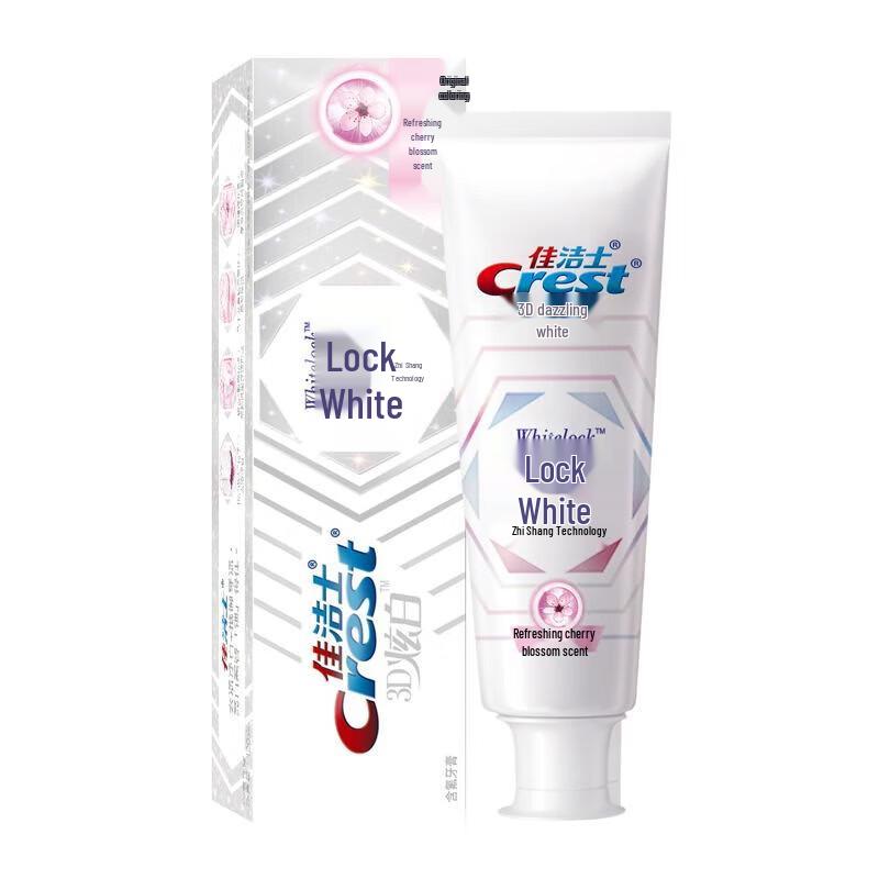 Crest 3D White Lock White Cherry Blossom Toothpaste Triple Pack