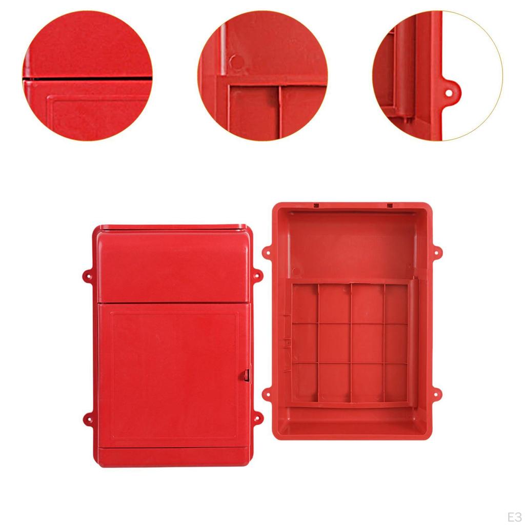 Wall Hanging Mailbox Post Box 13.5x10x2.7inch Drop Letter for Home Office
