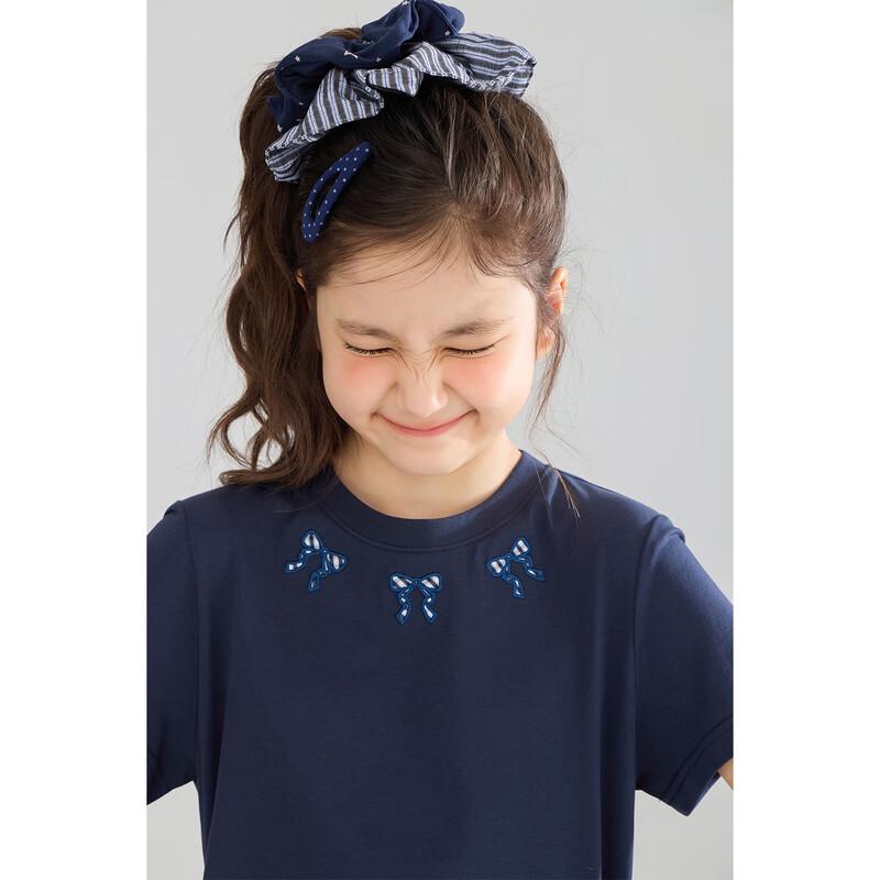 Girls' Sorona Cool-Touch Cotton Bow T-shirt