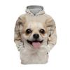 Herren 3D-Druck Hund Hoodie Hoodie für Herbst und Winter Ist Modisch, Vielseitig und Bequem Hoodies & Sweatshirts (Herren)