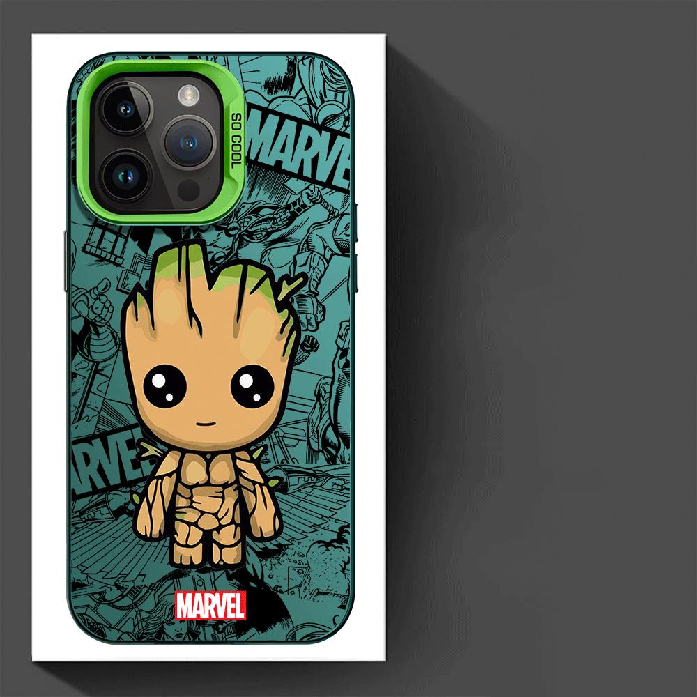 

Чохол для телефону Marvel Людина-павук Грут для iPhone 15 Pro Max 12 Pro X 11 13 14 Plus XS Max XR 14 Модний м який силіконовий чохол з ТПУ for iPhone 11 Pro