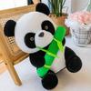 Cute Panda Plush Toy, Long Fur Soft Stuffed Animal, 30cm/55cm Height, Pp Cotton Filling