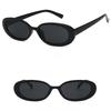 Vintage Oval  Sunglasses Women Luxury Designer Small Oval Sun Glasses Retro Black Red Glasses Ladies Goggle Gafas De Sol Mujer