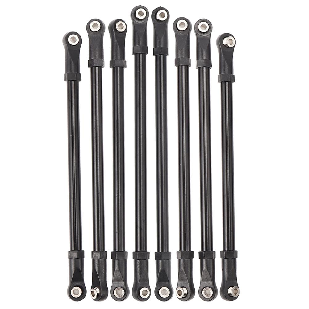 8pcs Metal Joint Link Rod RC Accessory Fit for SCX10II 90046 D90 1Celsius10 RC Car