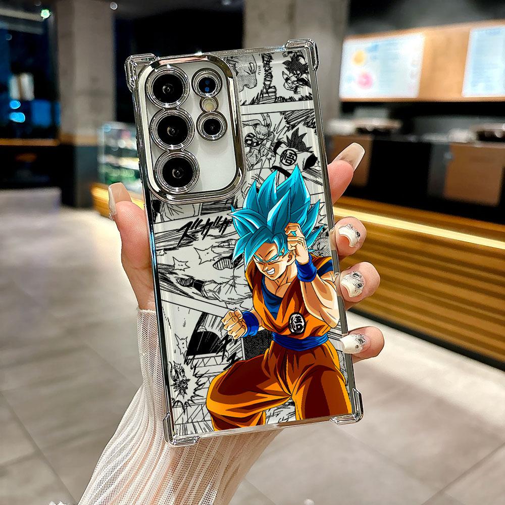 Gogeta Goku Cartoon Dragons Balls Coque For Galaxy S26 Phone Case For Samsung S26 S25 S24 S23 S21 Ultra S20 FE S25 Plus 5G Cover