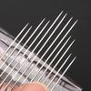 30/12Pcs Blind Sewing Needle Elderly Side Hole Stainless Steel Self Threading Needle for Stitching Pin Household DIY Sewing Tool