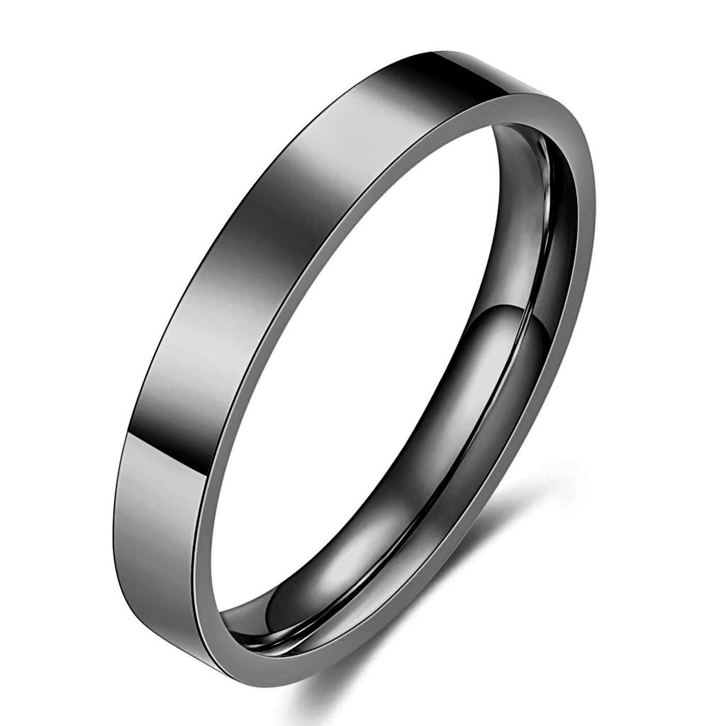 3mm Gold Color Filled Rings for Women Girls Stacking Stackable Band Thumb Pointer Finger Plain Ring Comfort Fit