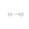 [Byyer] H Edition Silver (W) White Pearl Earrings 6mm Bh6E49639W9Xxx