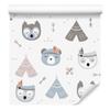 Indian Animals Wallpaper for Living Room and Bedroom 50x1000