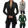 Cozy Women's Cardigan Top With Soft Fleece Fur For Winter Warmth And Style