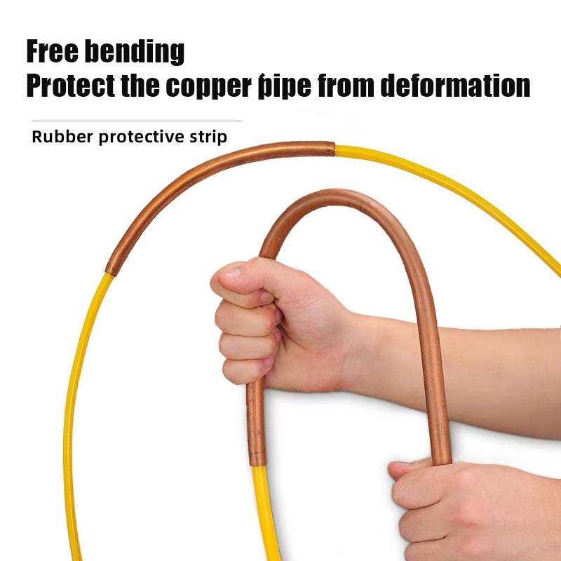 4PCS Copper Pipe Protector Set 1/4in 3/8in 1/2in 5/8in PE Plastic Pipe Bending Tool for HVAC Air Conditioning Refrigerator