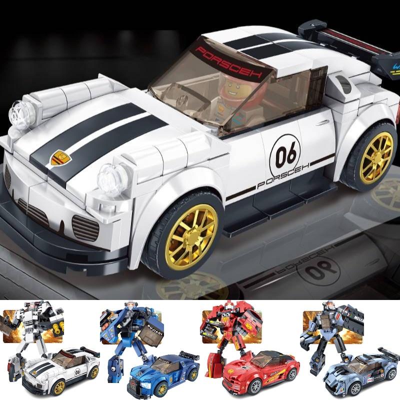 Çocuklar İçin Serin Ve Gerçekçi Kendin Yap Montaj Robotu Abs Plastik Küçük Parçacıklı Yapı Blokları Oyuncak