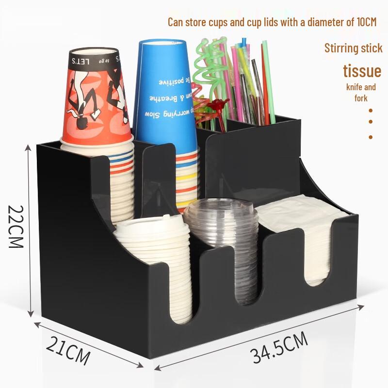 

Commercial Acrylic Milk Tea Cup and Straw Storage Rack