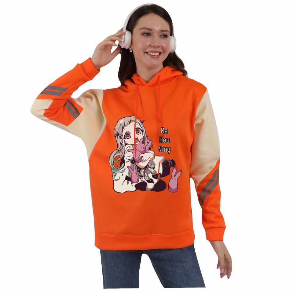 Jibaku Shonen Hanako-kun Plus Size Casual Pullover Hoodie