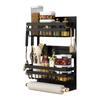 Magnetic Fridge Shelf Kitchen Paper Tube Cling Film Storage Rack Spice Storage Rack Storage Rack On The Side Of The Refrigerator