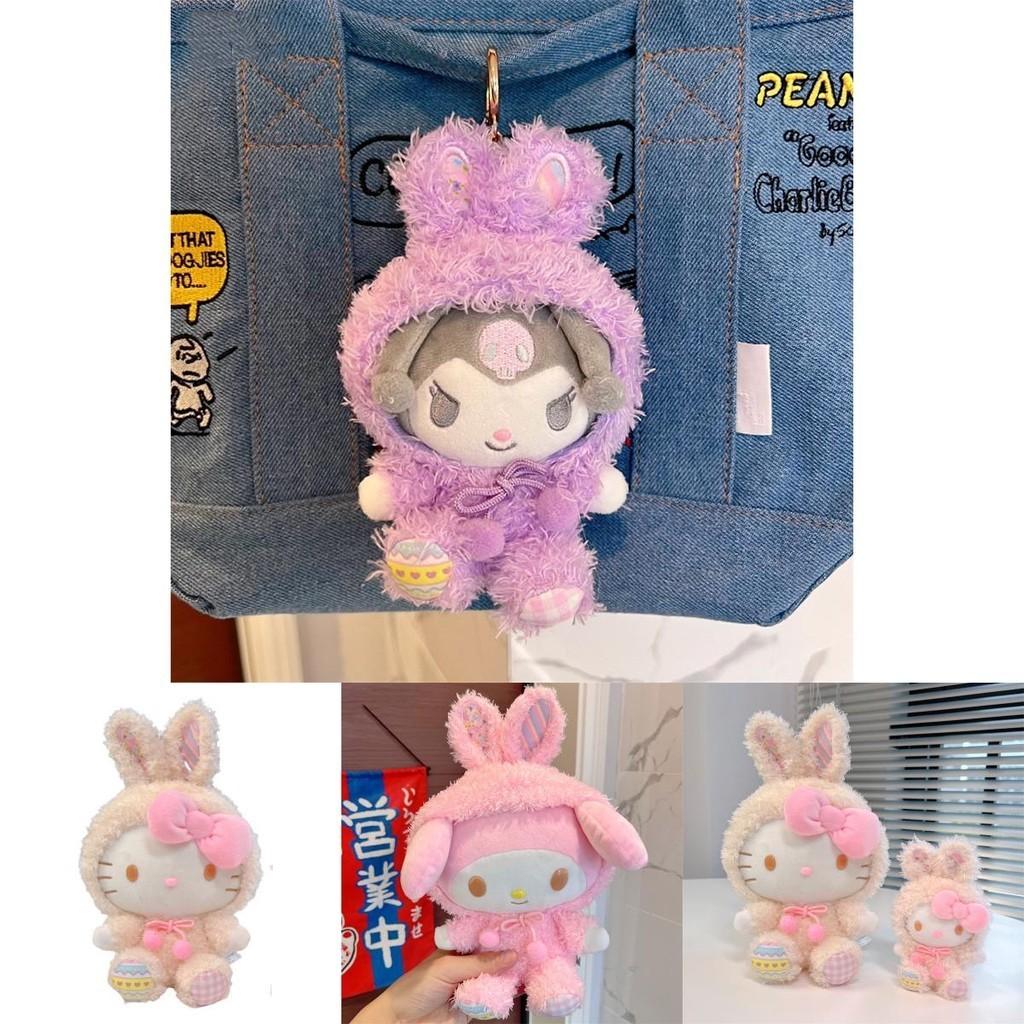 Sanrio Series Kuromi Melody Cinnamoroll Plush Doll Handmade Soft Toy For Anime Fans