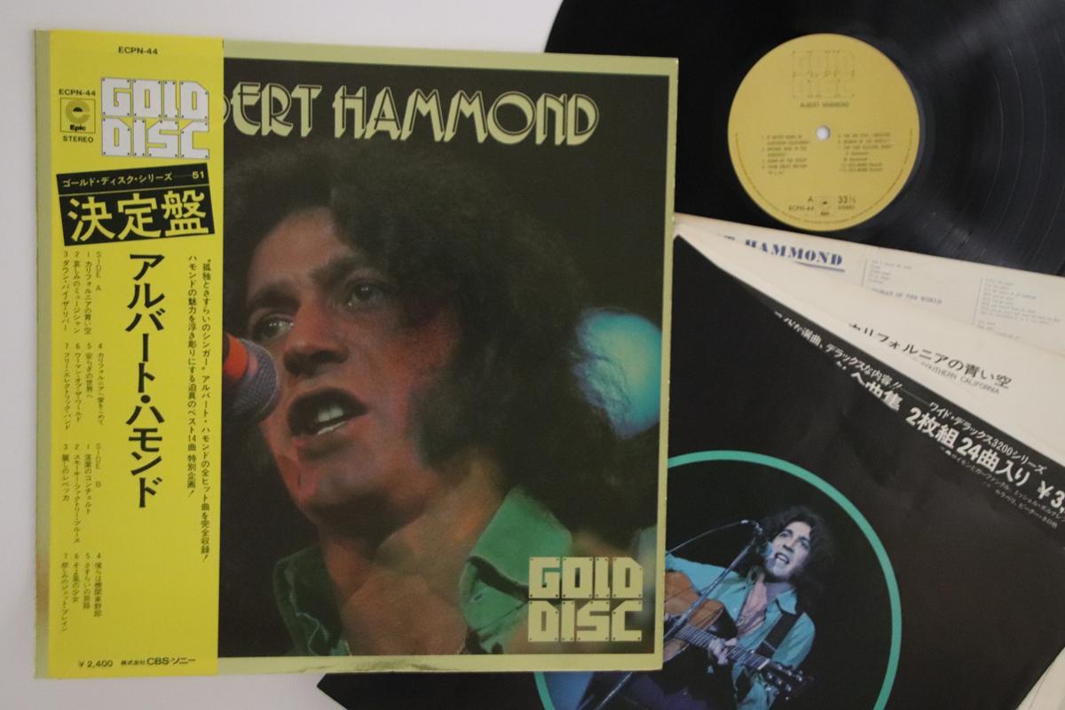 

LP Record ALBERT HAMMOND Gold Disc ECPN44 EPIC 1974 Japan Obi Rock Used