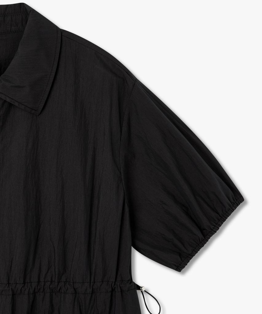 Bobeu Front Zippered Half Dress_Black 7156237004
