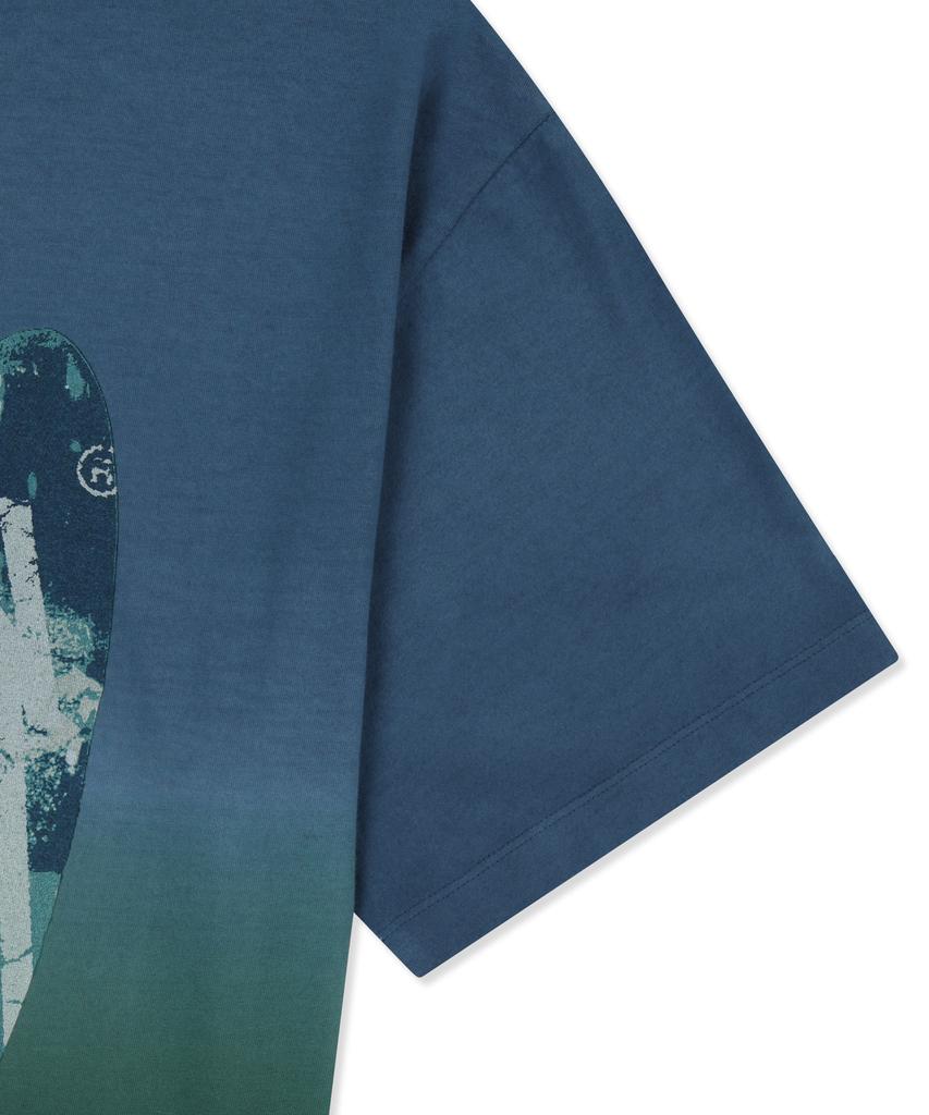 BROWNBREATH Surfing Board Tag Tee - Blue