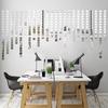 3D Square Wall Stickers Mosaic Mirror Wall Decal Acrylic DIY Mural for Living Room Bedroom Art Home Decor 2/3/4cm Large