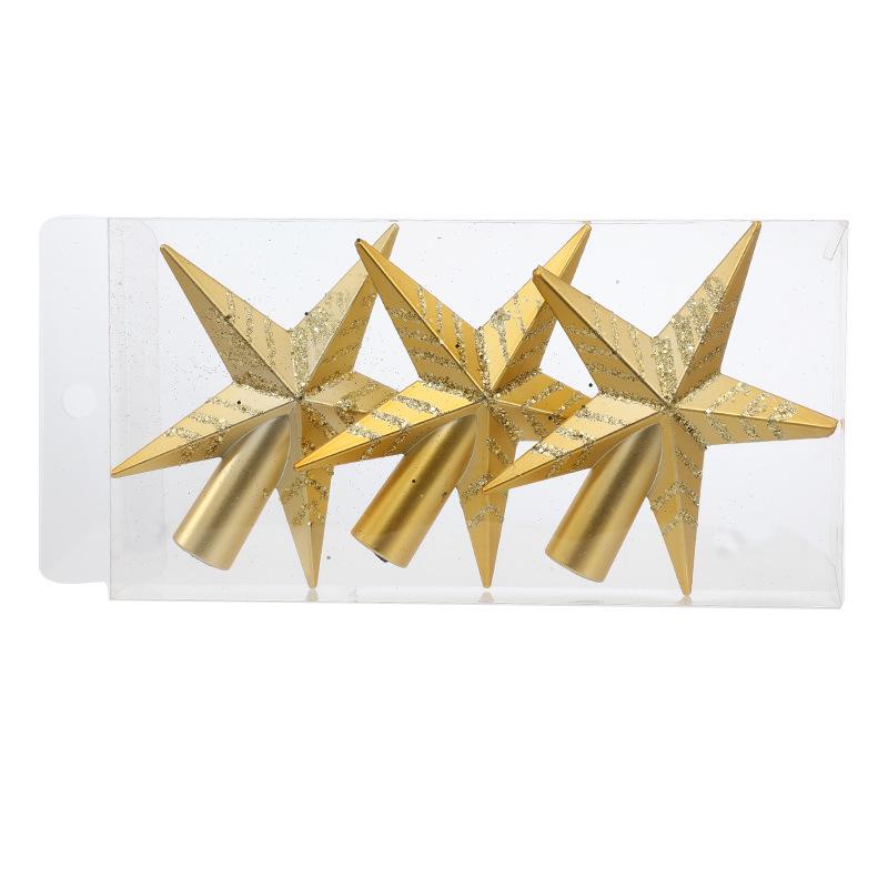 Hand-Painted Flat Candy Christmas Tree Ornament Set
