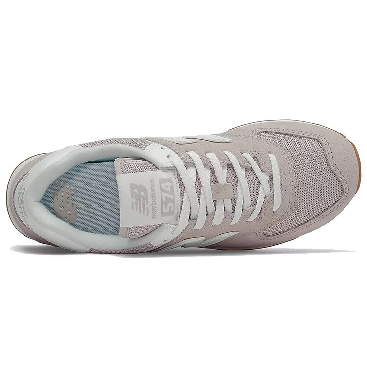 New Balance 574 Zapatillas Deportivas para Mujer Madera de Palo Marrón Blanco WL574PA2