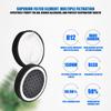 Wall Mounted Freshing Air Ventilation Fan With Filter Exhaust Fan For Bedroom Basement Office 75mm/63mm/50mm Optional Duct