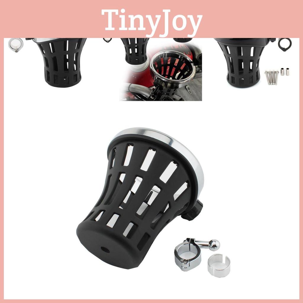 Highquality Universal Black Cup Holder For Motorcycles Ideal For Any Bike Model