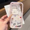 Love Heart Phone Case For iPhone 17 Case iPhone 13 16 15 11 12 14 Pro Max 17 Air Silicone 2 IN 1 Shockproof Soft Clear Cover