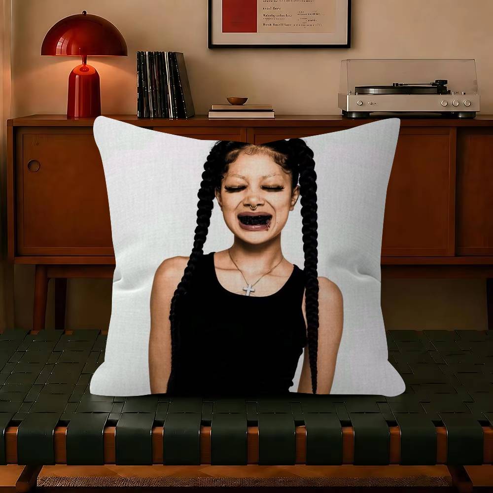 Molly SSantana Rapper Decorative Pillowcase Square Pillowcase Home Office Decorative Cushion Cover