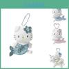 Sanrio Little Mermaid Hello Kitty Plush Charm With Pp Cotton Filling For Kids And Fans