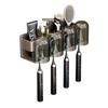 No-Punch Wall-Mounted Toothbrush and Cup Holder for Bathroom