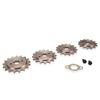 415 Chain 17mm 14T 15T 16T 17T Teeth Front Engine Sprockets With Retainer Plate Locker For Motorcycle Motorized Bicycle Moped