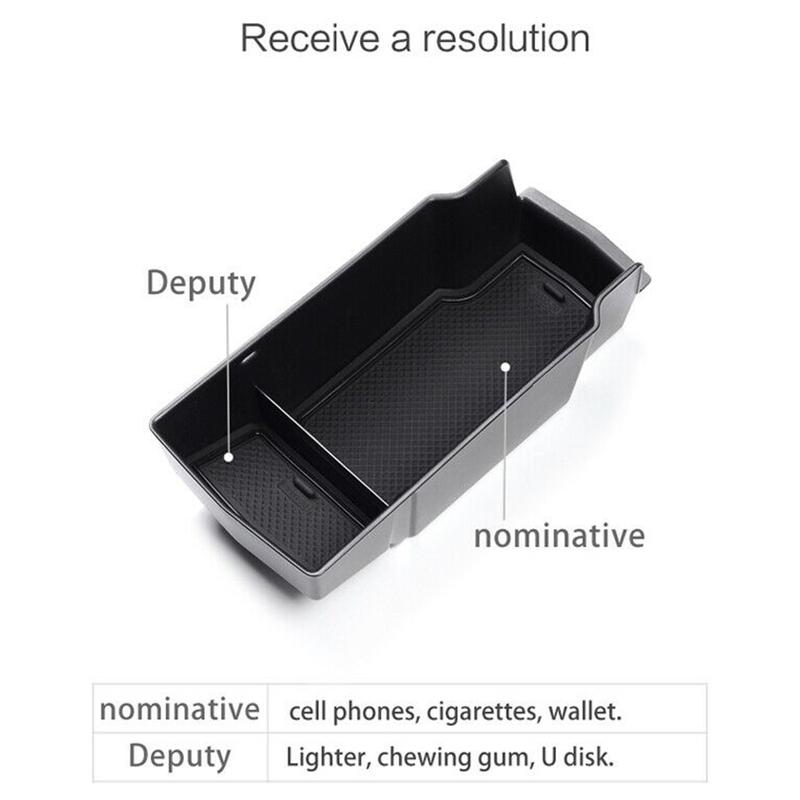Car Organizer Box for Peugeot 208 2008 II MK2    Central Armrest Storage Container Holder Tray Interior Accessories