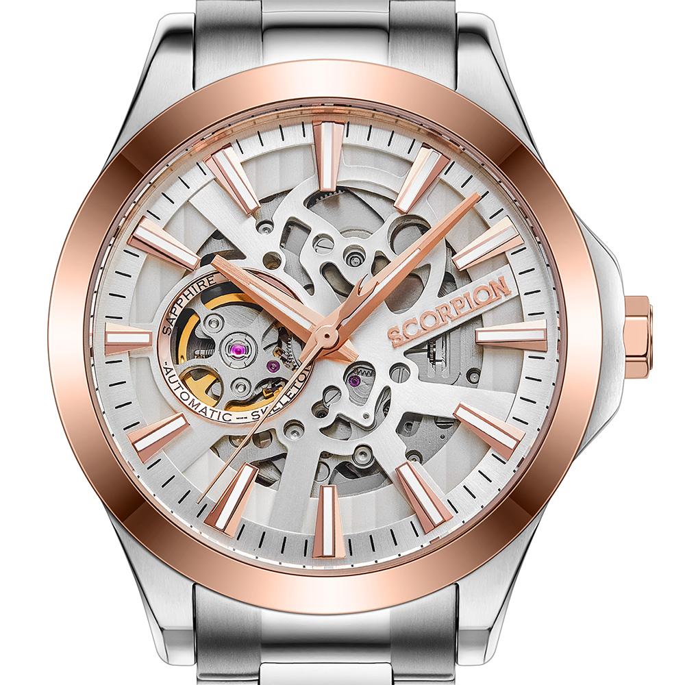Seukolpion 42Mm Skeleton Automatic Metal Watch Sp3375M-Wrg