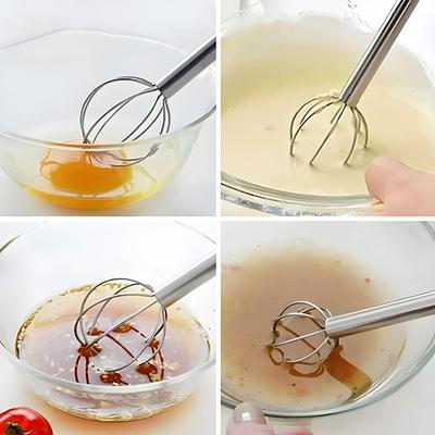 Multifunktionaler Backquirl Mini Eierschläger Solides Buttererweichungswerkzeug Edelstahl Miso-Saucen Rührlöffel Saucenschläger