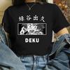 Manga Cute My Hero Academia Anime T Shirt Women Boku No Hero Academia T-shirt Bakugou Himiko Toga Tees Anime Deku Tshirt