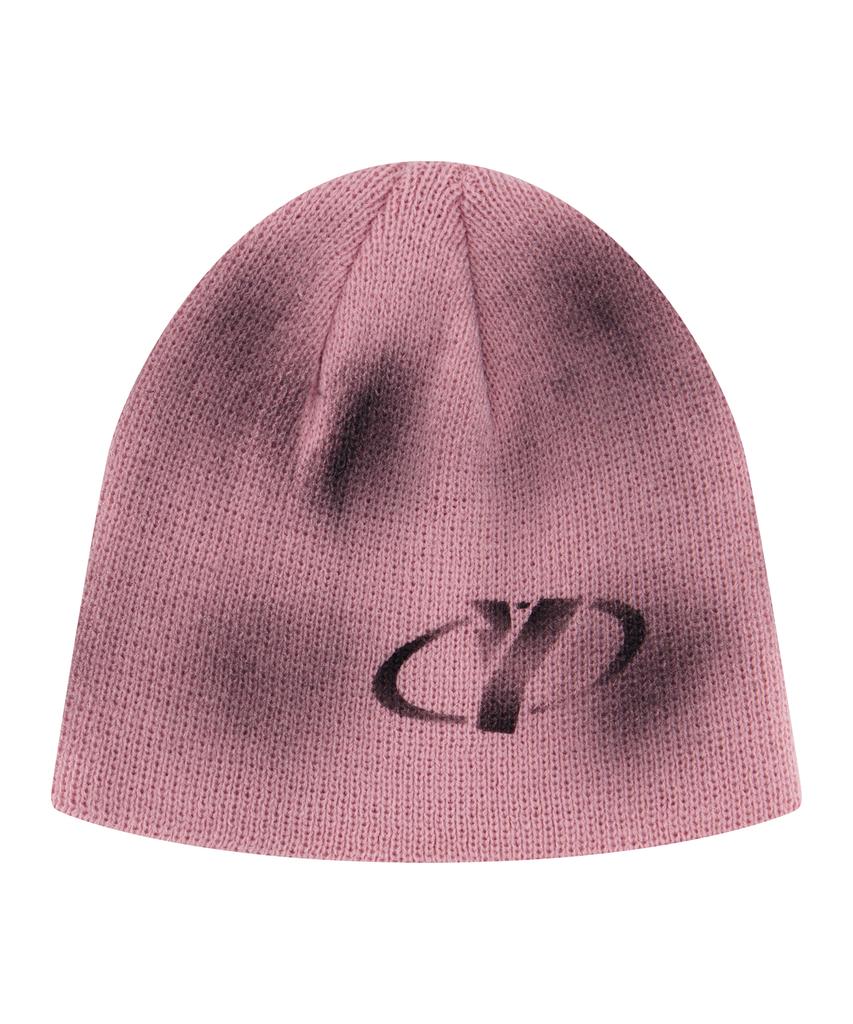 Yuibeu Logo Beanie Pink