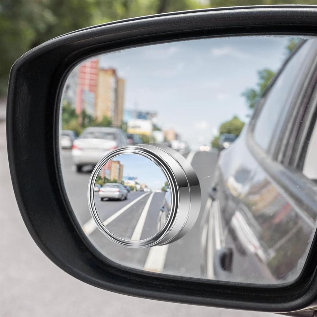 BLOOPIC Car Blind Spot Mirror, Auxiliary Mirror (Set of 2), Side Mirror, Submirror, Rearview