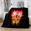 Cartoon T-Transformers Autobots Soft Flannel Blanket for Beds Bedroom Sofa Picnic,Throw Blanket for Cover Outdoor Leisure Gift
