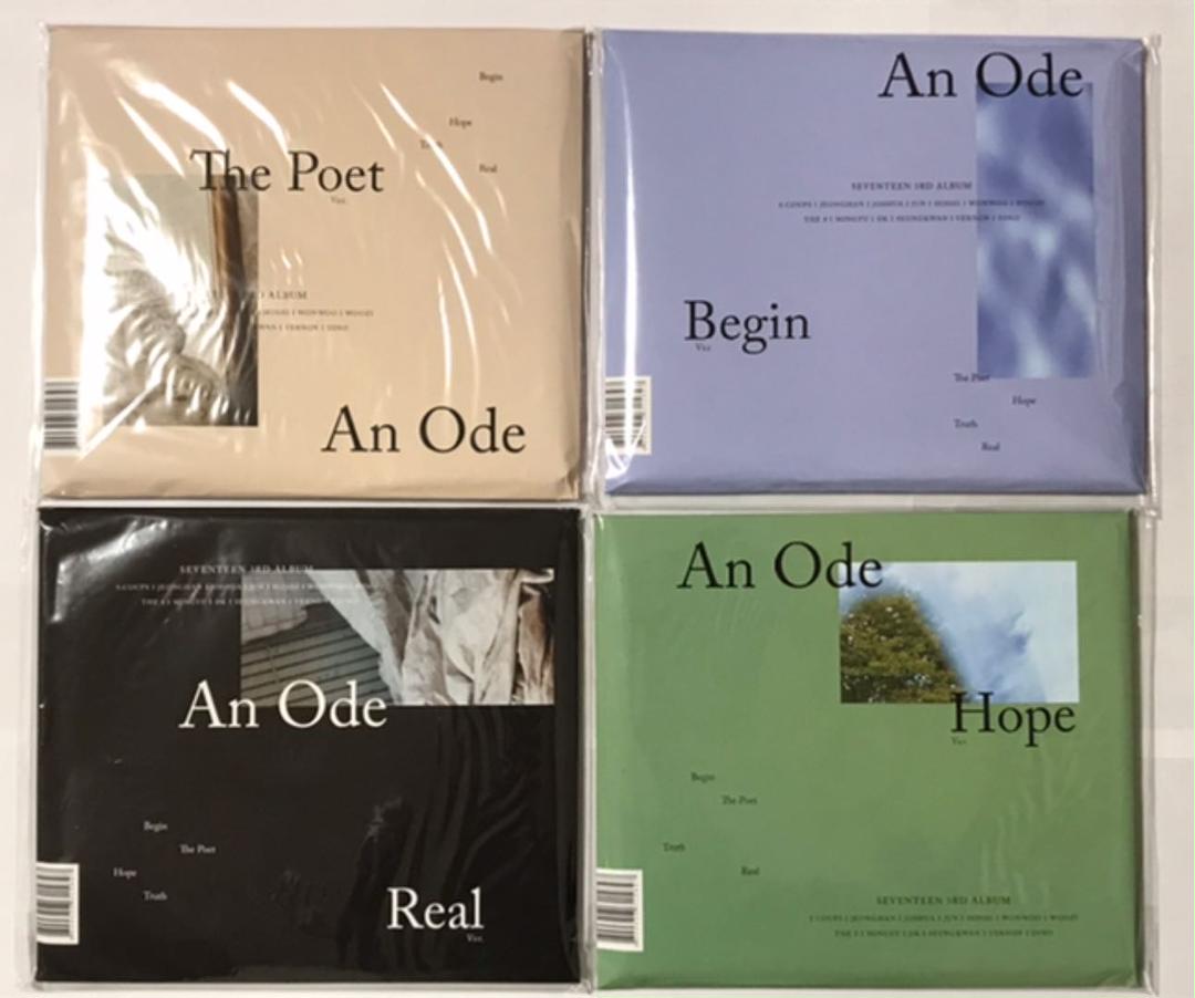 

[USED] SEVENTEEN An Ode 4-pack