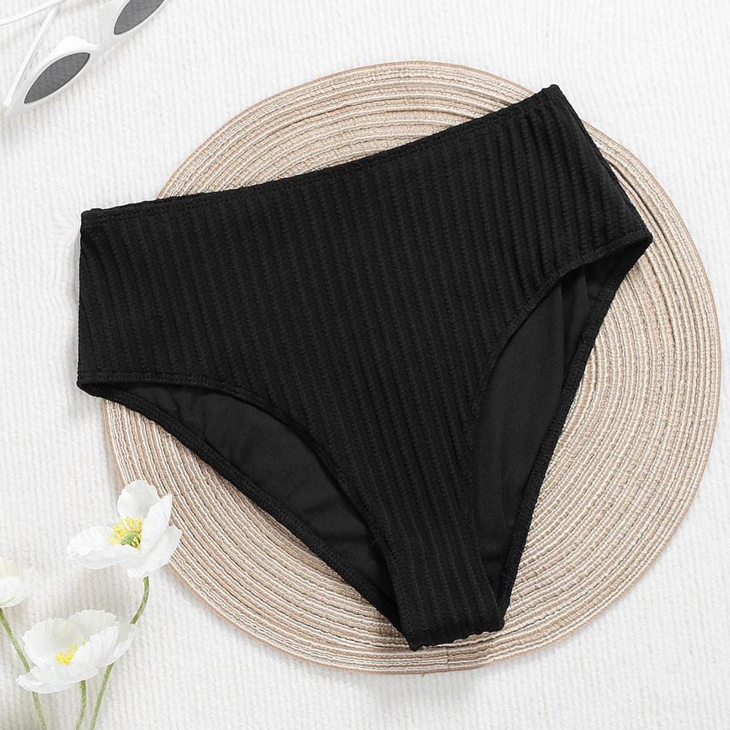 Euro-American Fashion Solid Triangle Cut Women's Swim Briefs