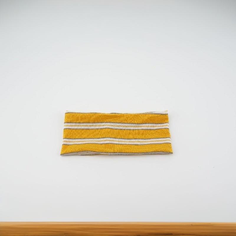Striped Knit Headband Elastic Sports Hair Band Wide Band Non Slip Sweat Hair Wrap For Yoga Running Daily Wear