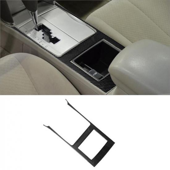 Carbon Fiber Interior Gear Shift Frame Cover Trim For Toyota Camry 2007-2011